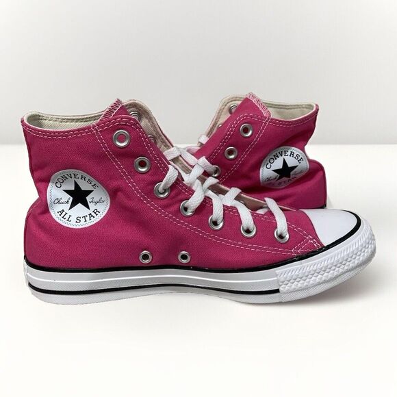 Converse Unisex Chuck Taylor All Star Hi Pink Fuchsia Sneakers Shoe Women 7.5 - Picture 4 of 8